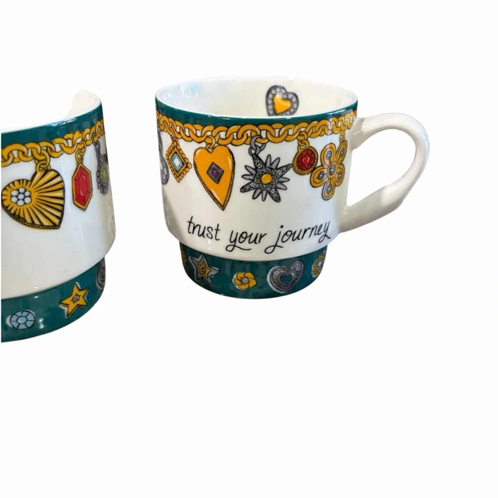BRIGHTON JEWEL CHARM COFFEE MUGS – REPLACEMENT *****SINGLE CUPS****